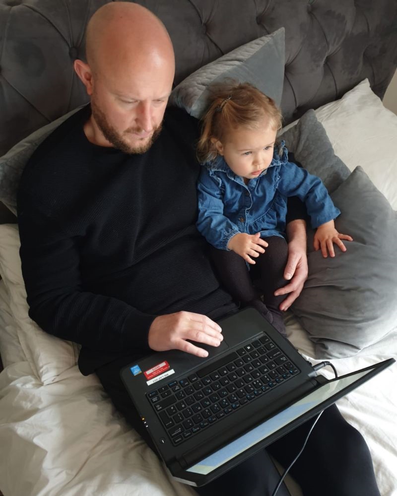 Working from home with kids